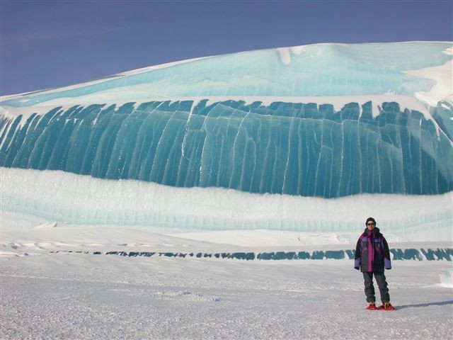 Феерическое зрелище в Антарктике.