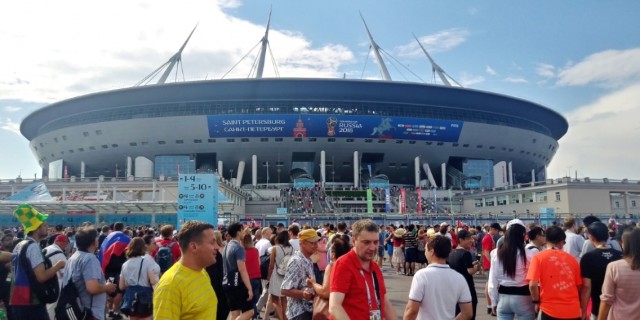 Питер с самой высокой смотровой площадки в Европе