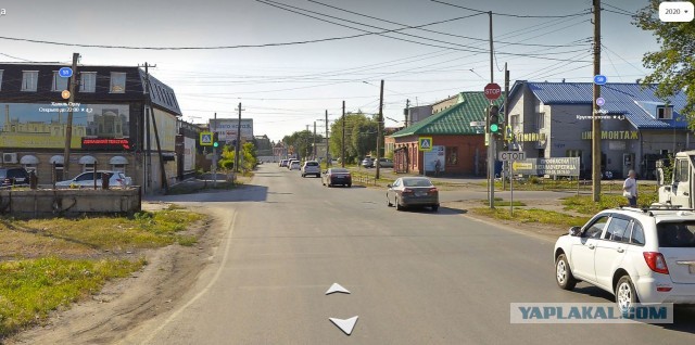 Очередной быстрый пацанчик узнал о знаке "Уступи дорогу"