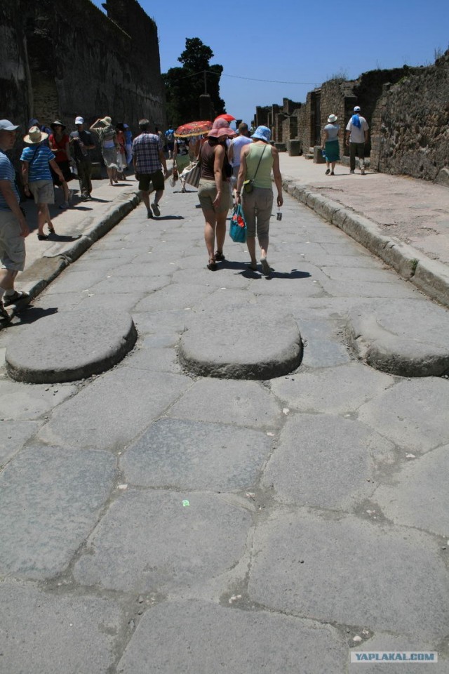 Дороги в древней Помпее