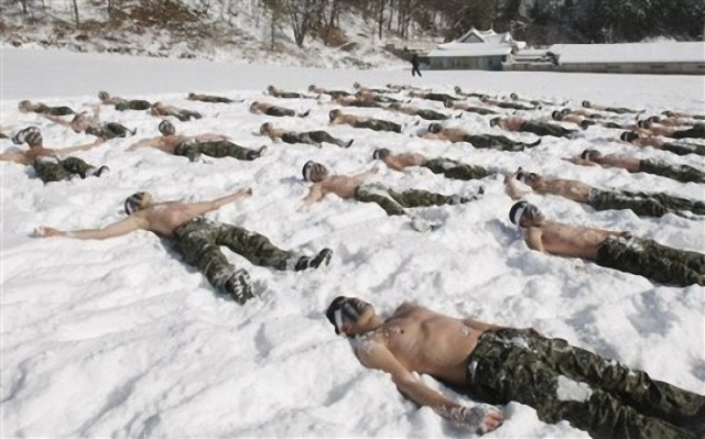 Зимние корейские вояки