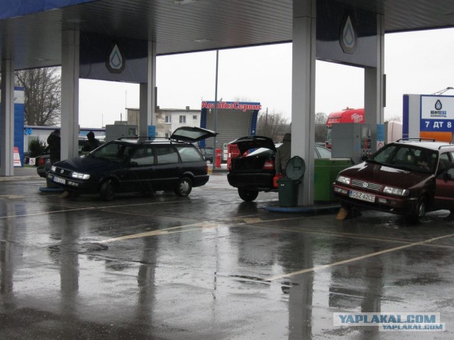 Ну уж очень опытная заправщица на лукойле!