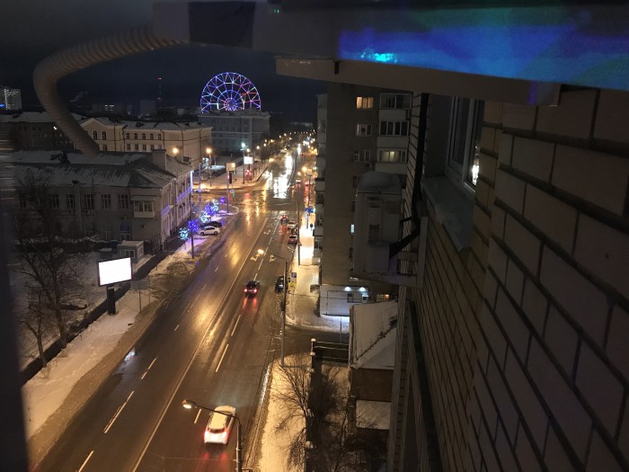 Новогодняя погода. У кого как, у нас вот