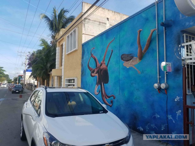 Прикольное уличное граффити
