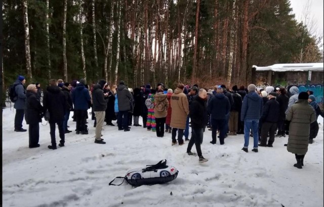Жители Королёва сегодня планировали записать массовое обращение к президенту против прокладки трассы через Лосиный остров