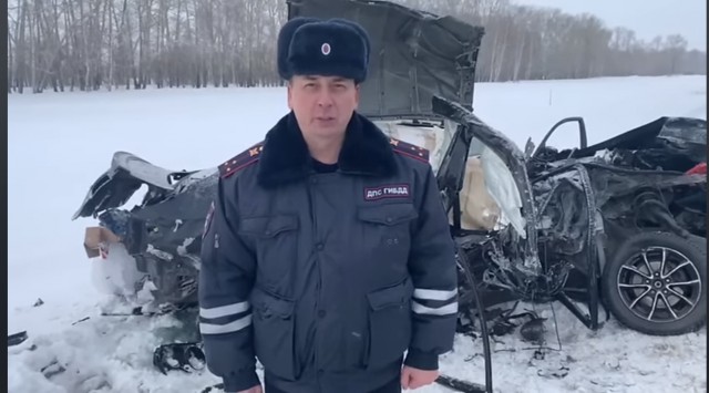 ДТП на трассе Барнаул - Новосибирск