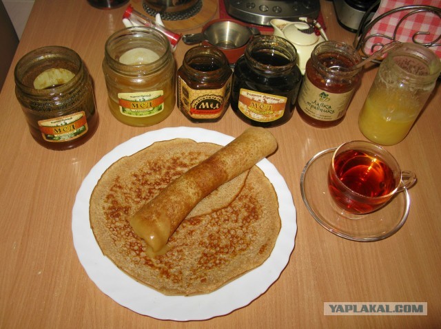 Блины на опаре, традиционные