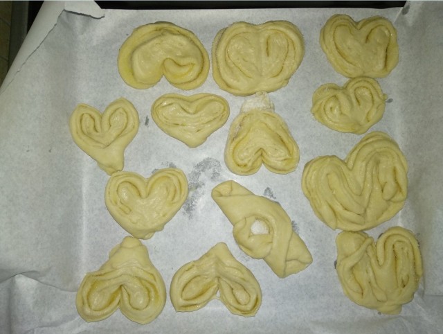 Домашние сахарные сердца.