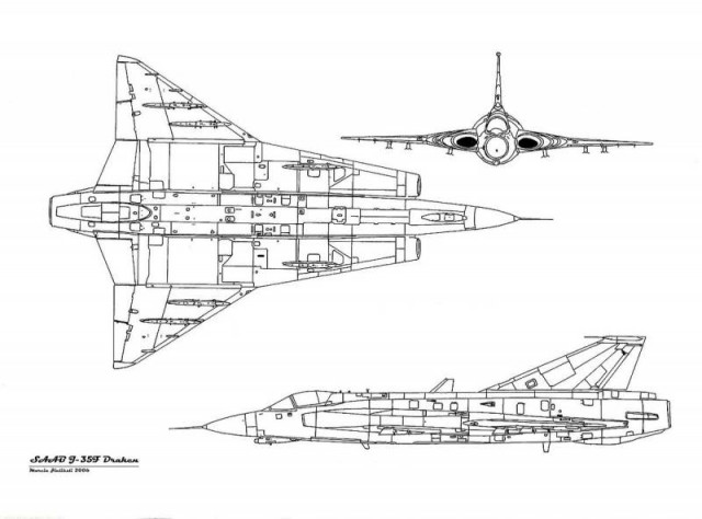 Шведский дракон. SAAB 35 Draken