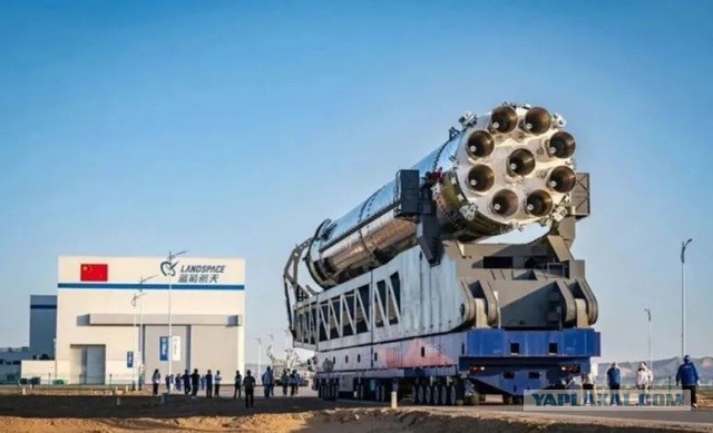 В Китае прошли первые огневые испытания стального аналога SpaceX Falcon 9