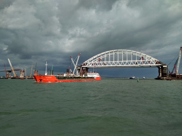 Мост через Керченский пролив 27.10.2017