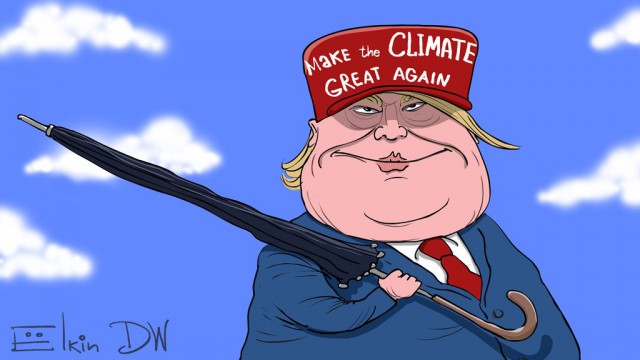 Трамп и зонтик