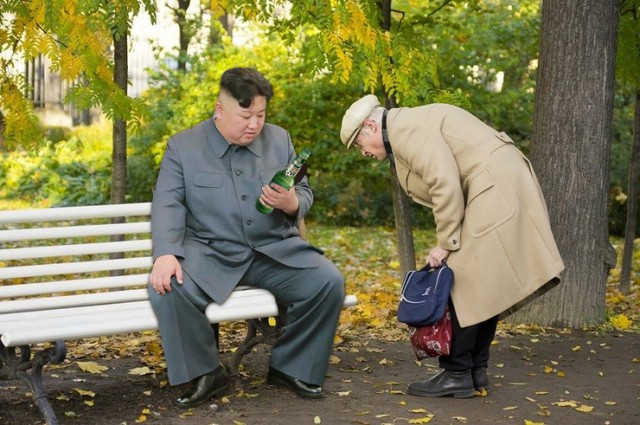 Ким Чен Ын посетил супермаркет. Расчехляйте фотошопы