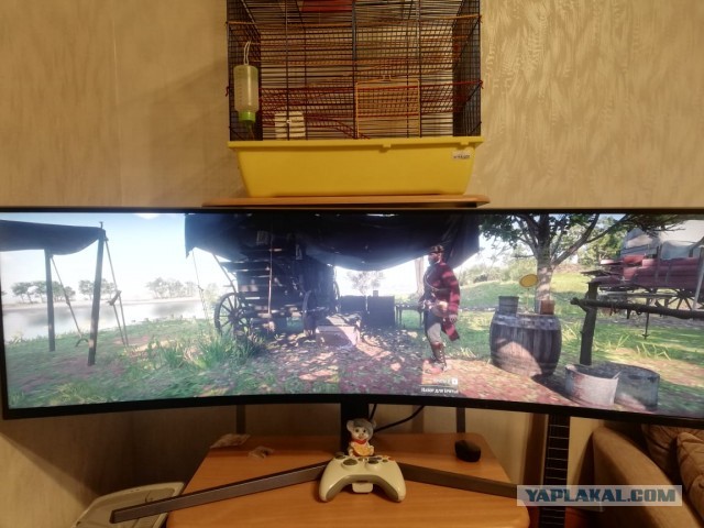 4k 144hz игровой монитор SAMSUNG 49" C49hg90dmi