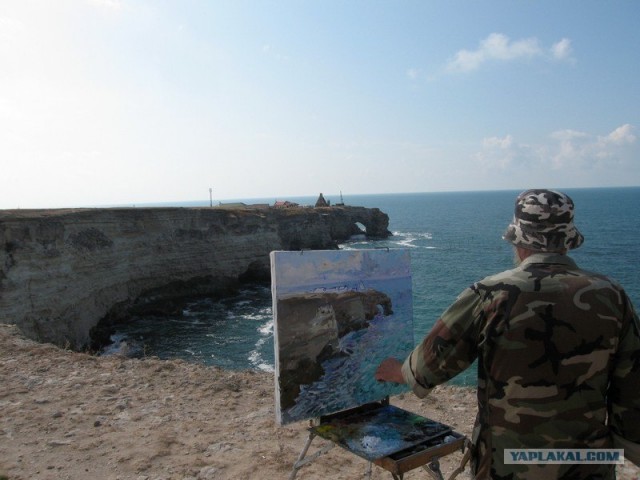 Мыс Тарханкут - самая западная точка Крыма.