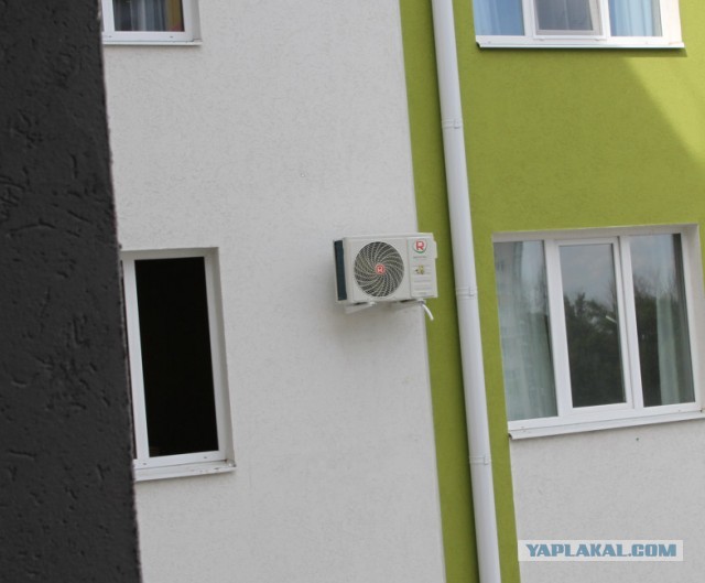 Установка кондиционера на высоте