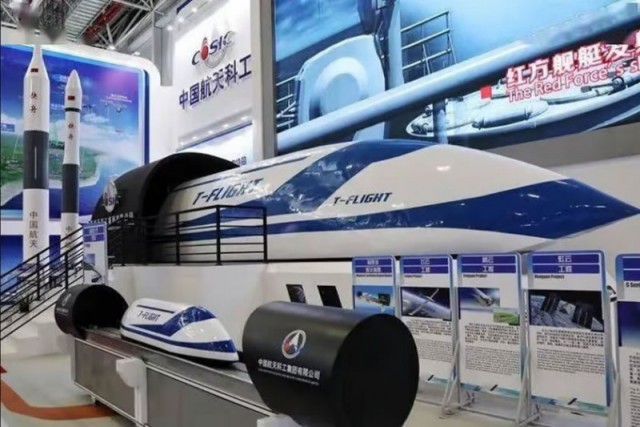 Китайский вакуумный поезд на магнитной подвеске побил рекорд скорости