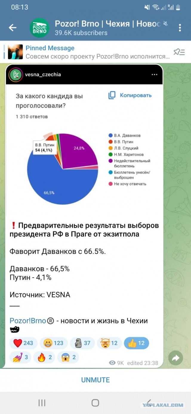 Началось голосование!