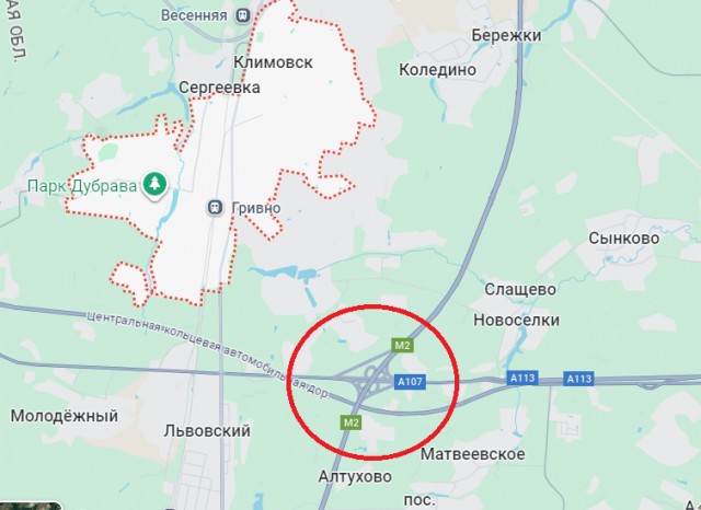 Подмосковный Климовск опять начинает замерзать.