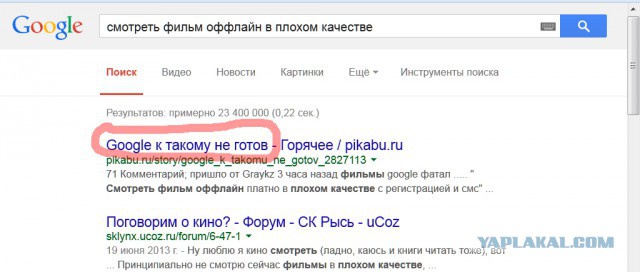 Сломал Google