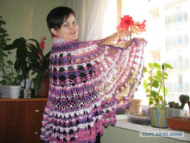 Шаль в подарок для мамы