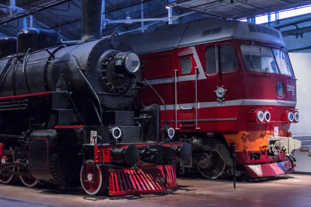 Грандиозный музей ж/д техники у Балтийского вокзала