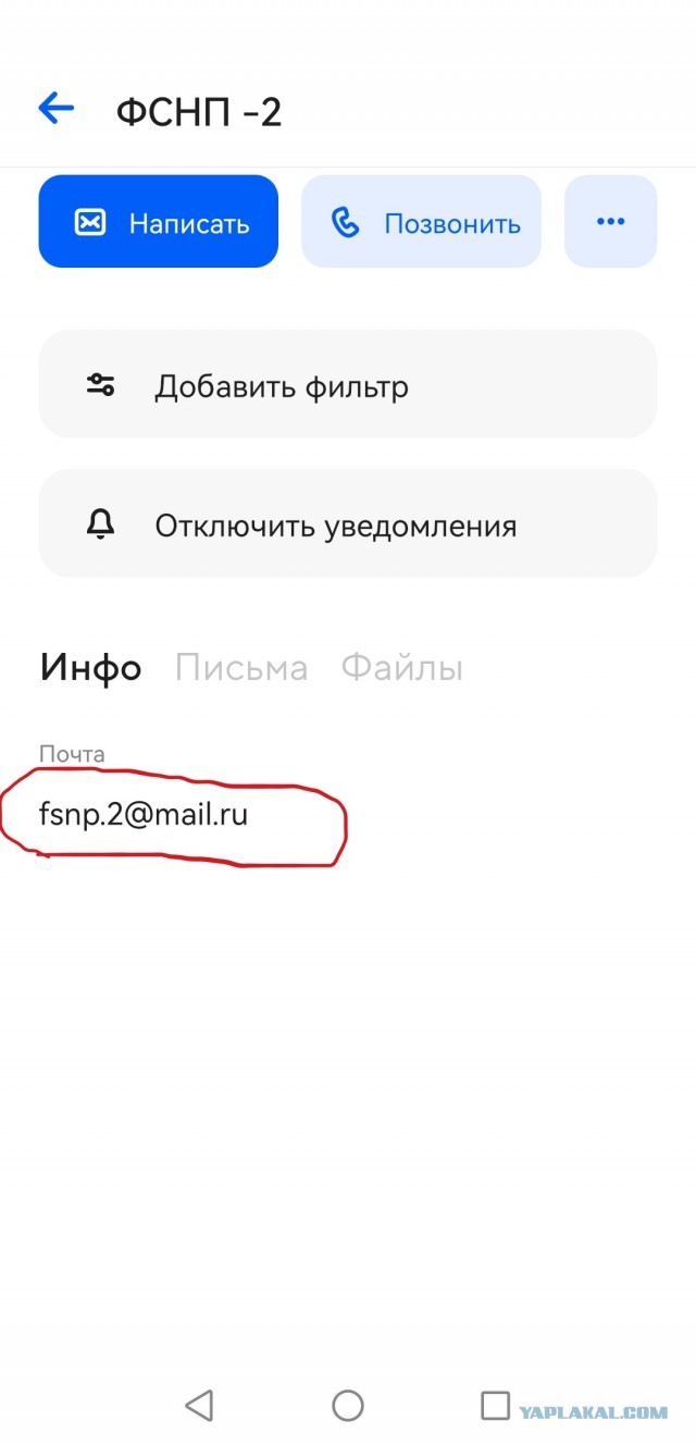 Мошенничество по электронной почте под прикрытием ФСНП
