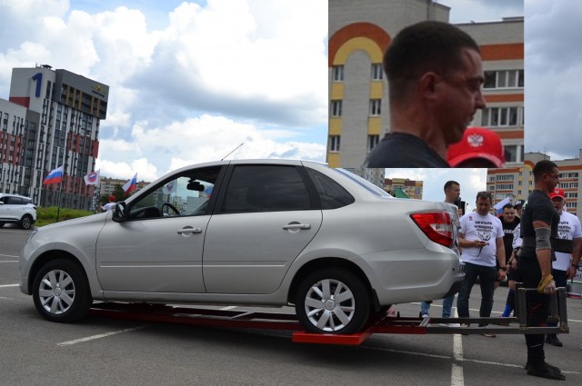Как поднять автомобиль руками в шестьдесят лет