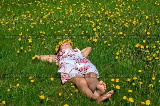 Сейчас бы поваляться на траве