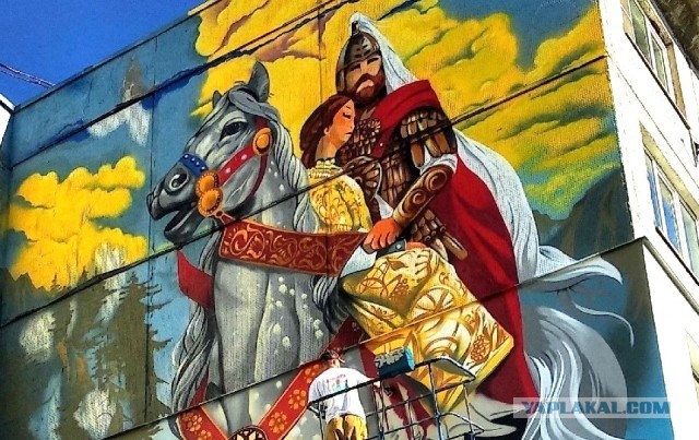 Муралы города Пскова