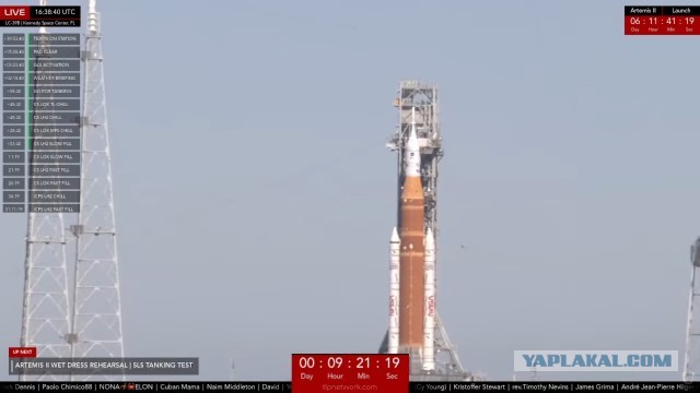 Генеральная репетиция запуска Artemis II назначена на 3 февраля.