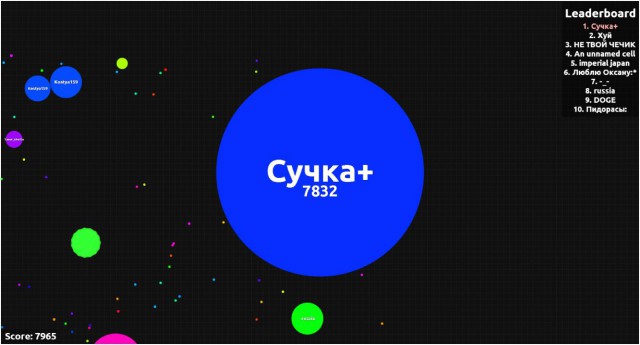 Симулятор жизни: agar.io