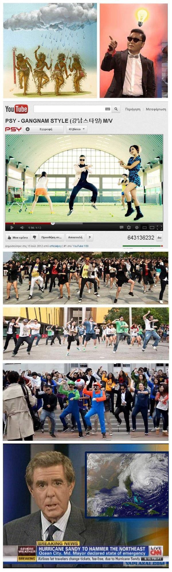 Gangnam style и танец дождя