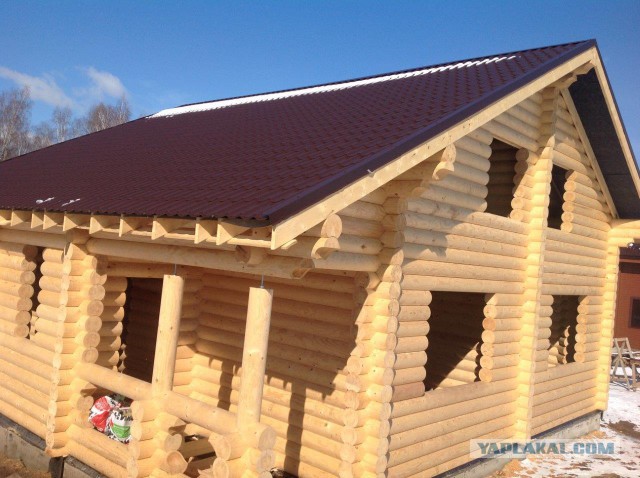 Строительство дома на даче