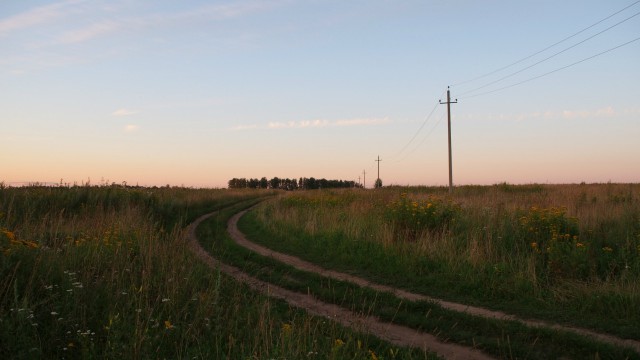 Летний вечер в деревне