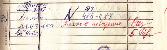 Дневник школьника СССР