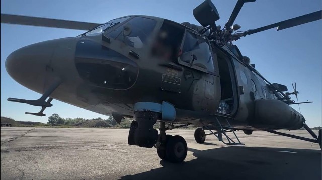 ГУР МО Украины опубликовал фото российского Ми-8 АМТШ ВКС России с бортовым номером №62