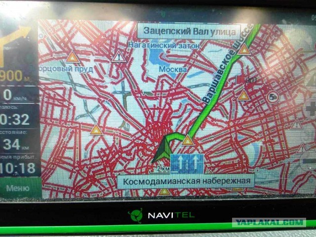 Москва, пробки, 10 баллов