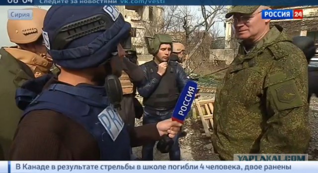 Международные журналисты посетилии освобождённый город Сальма
