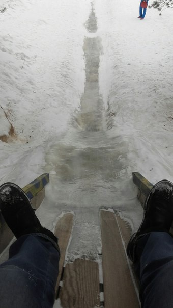 Сходили на горки погулять