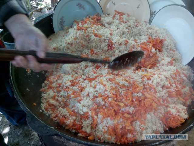 Большой плов (по уйгурски)