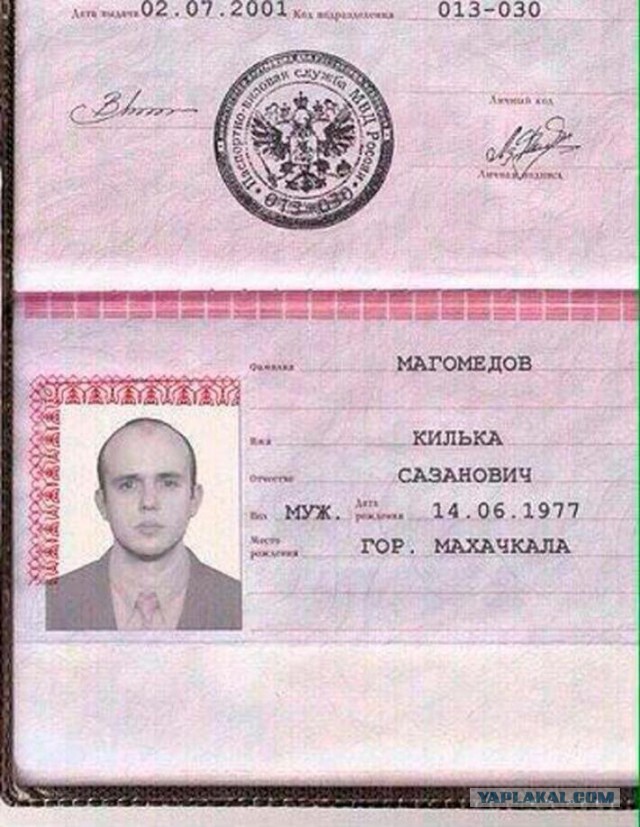 Фамилии разные, смешные