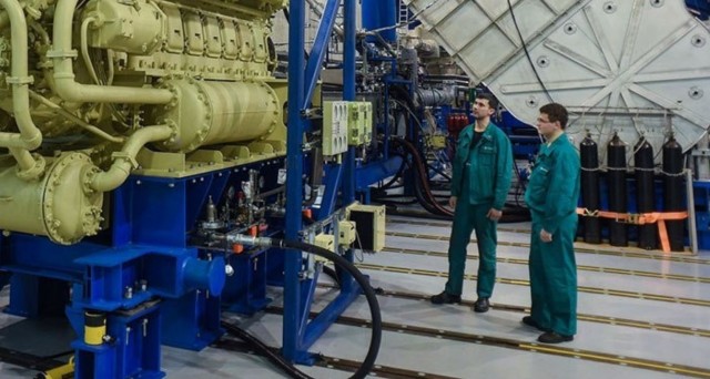 Поставлен первый корабельный дизель-газотурбинный агрегат М55Р российского производства