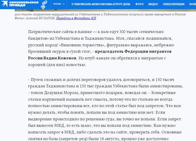 Из России выдворят 20 тысяч иностранцев в рамках операции "Нелегал-2024"