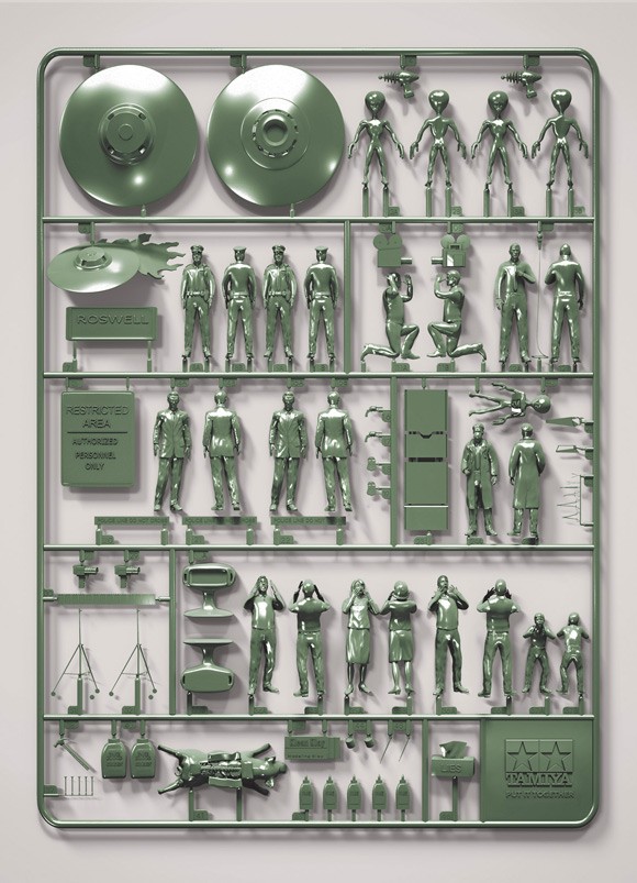 Конструкторы "теории заговоров" в пластике