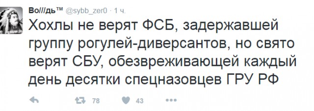 Официальная версия ФСБ по ситуации на границе в Крыму