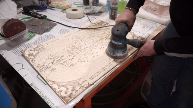 Как сделать карту Мира 1570 года из фанеры?