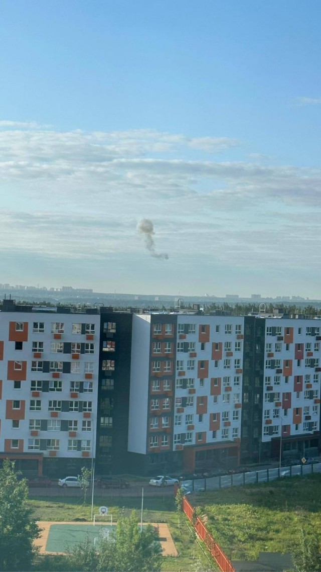 О звуках взрывов сообщают жители подмосковного Красногорска и Одинцова