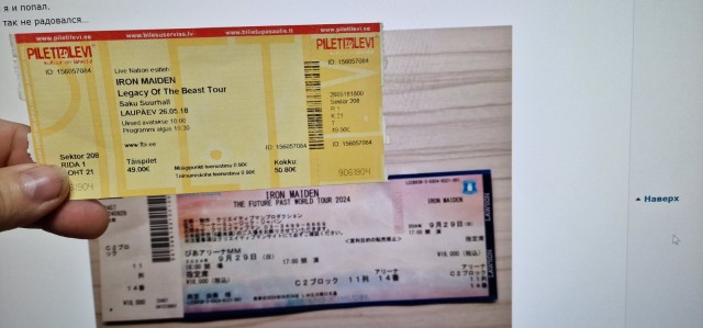 Как я ходил в концерт Iron Maiden