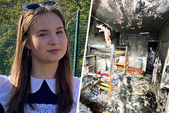 14-летняя школьница спасла из пожара троих детей. На кадрах — все, что осталось от квартиры